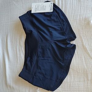 Lululemon speed up up LR short 2.5" lined navy